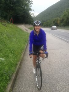 Sophie, halfway to Triglav